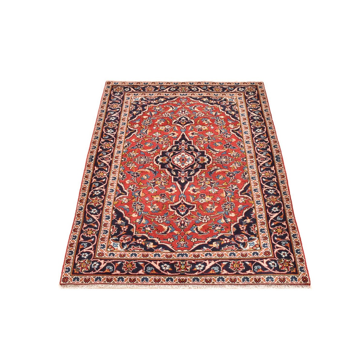 Persiska mattor - Keshan - 145 x 97 cm - ljusröd