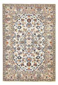Persiska mattor - Keshan - 141 x 96 cm - ljusbeige