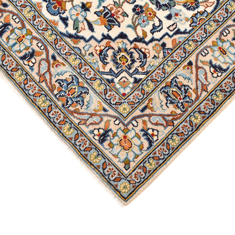 Persiska mattor - Keshan - 141 x 96 cm - ljusbeige