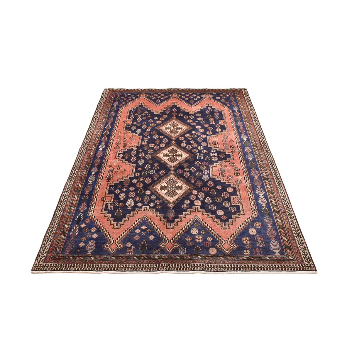 Persisk matta - Nomadic - 241 x 161 cm - rosa