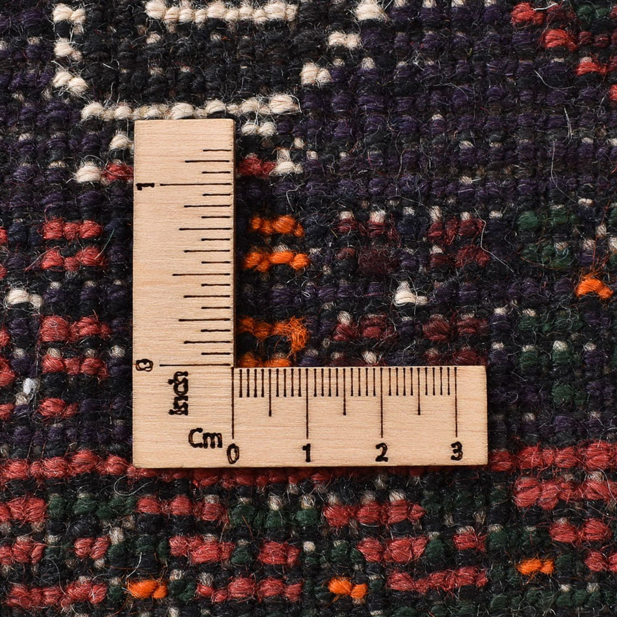 Persisk matta - Nomadic - 205 x 118 cm - mörkröd