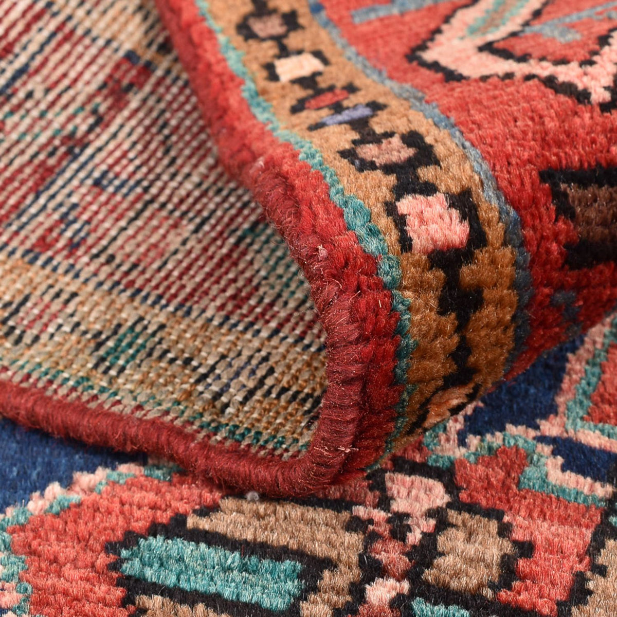 Runner Persisk matta - Nomadic - 174 x 104 cm - mörkblå