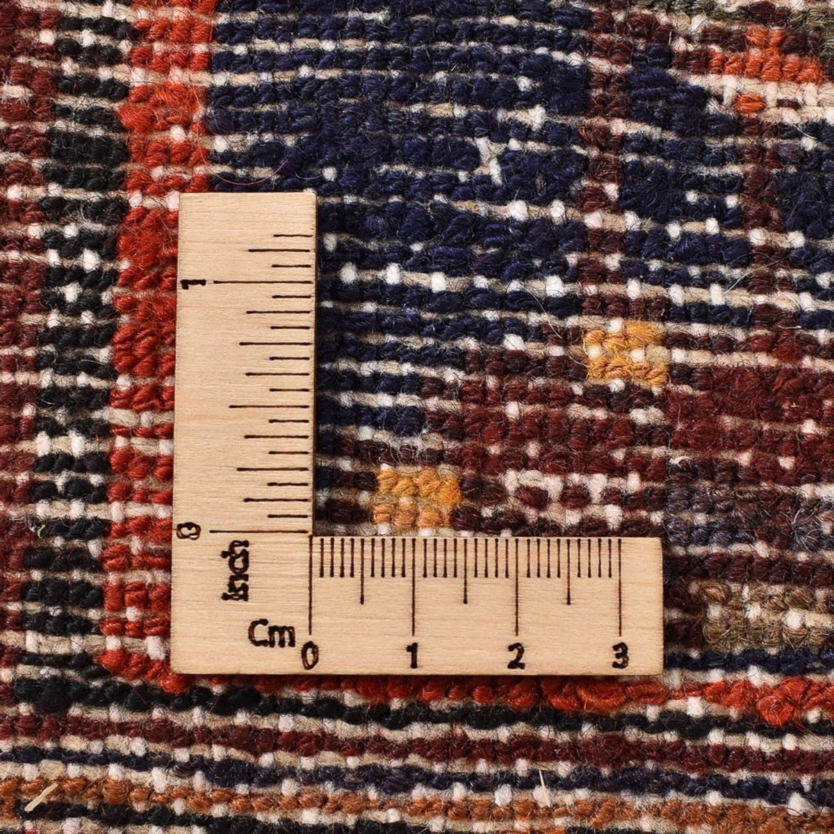 Persisk matta - Bijar - 210 x 130 cm - mörkröd