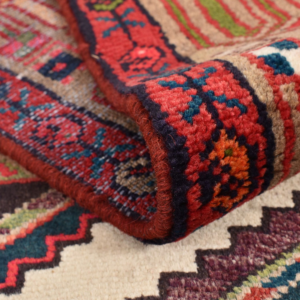 Runner Persisk matta - Nomadic - 271 x 87 cm - ljusröd