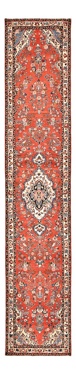 Runner Persisk matta - Nomadic - 408 x 90 cm - ljusröd