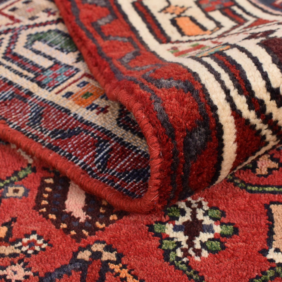 Runner Persisk matta - Nomadic - 373 x 87 cm - röd