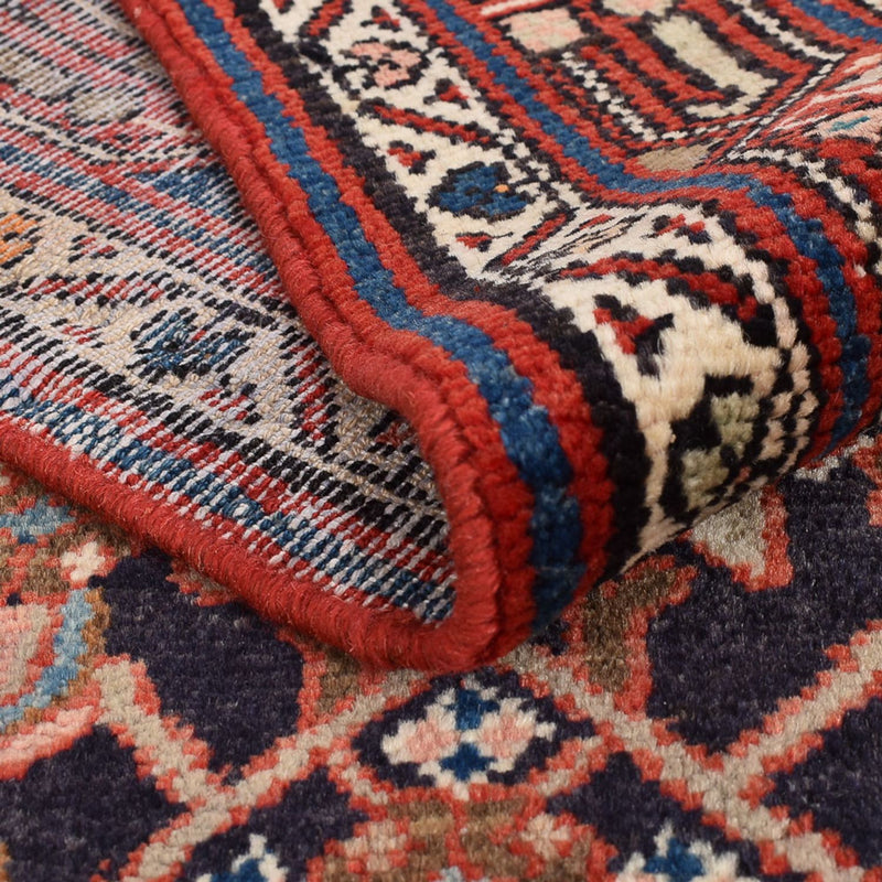 Runner Persisk matta - Nomadic - 412 x 114 cm - mörkröd