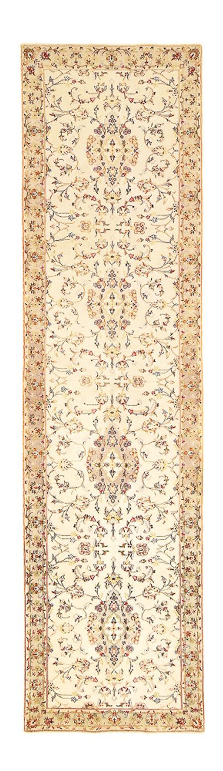 Runner Persiska mattor - Keshan - 385 x 98 cm - beige