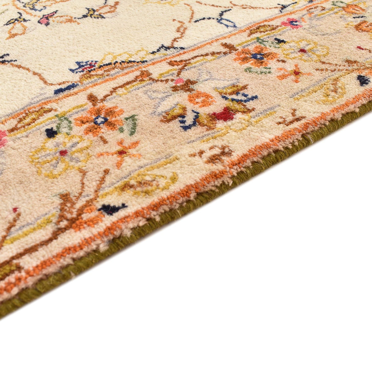 Runner Persiska mattor - Keshan - 385 x 98 cm - beige