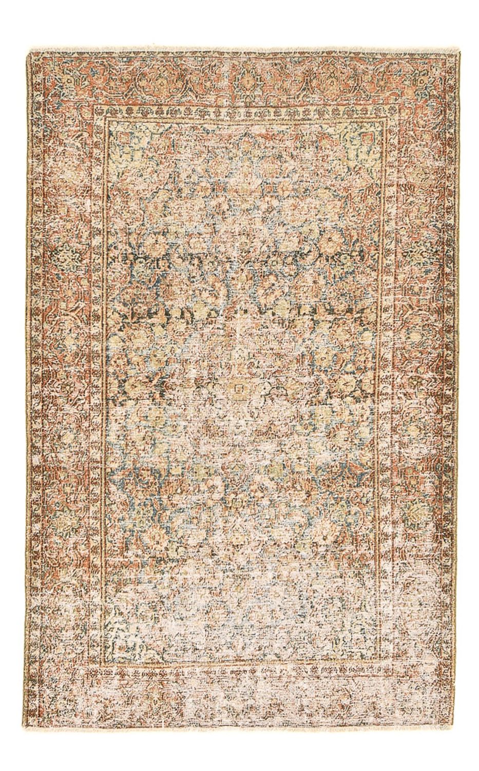 Vintage matta - 200 x 130 cm - mörk beige