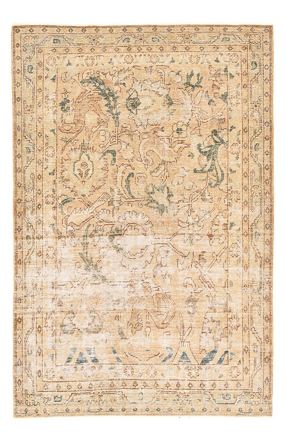 Vintage matta - 207 x 132 cm - beige