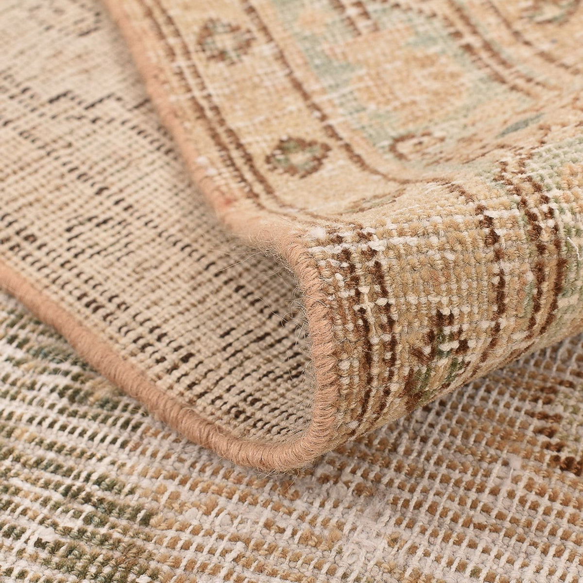 Vintage matta - 207 x 132 cm - beige