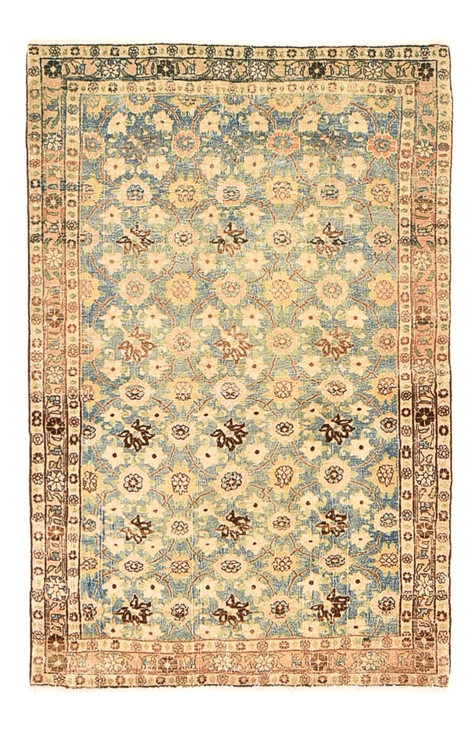 Vintage matta - 146 x 95 cm - karamell