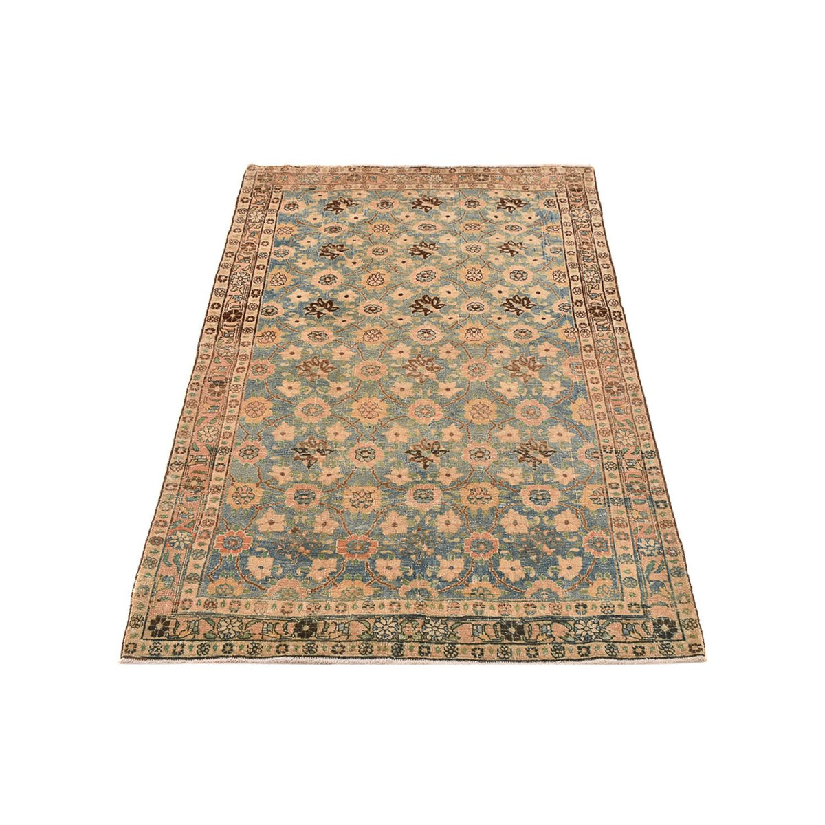 Vintage matta - 146 x 95 cm - karamell