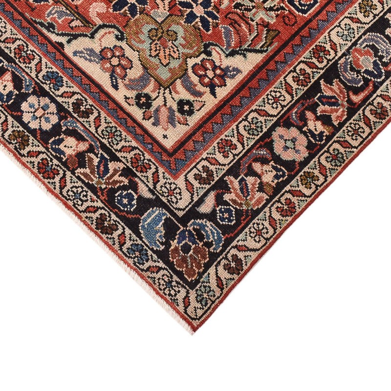 Vintage matta - 242 x 157 cm - röd