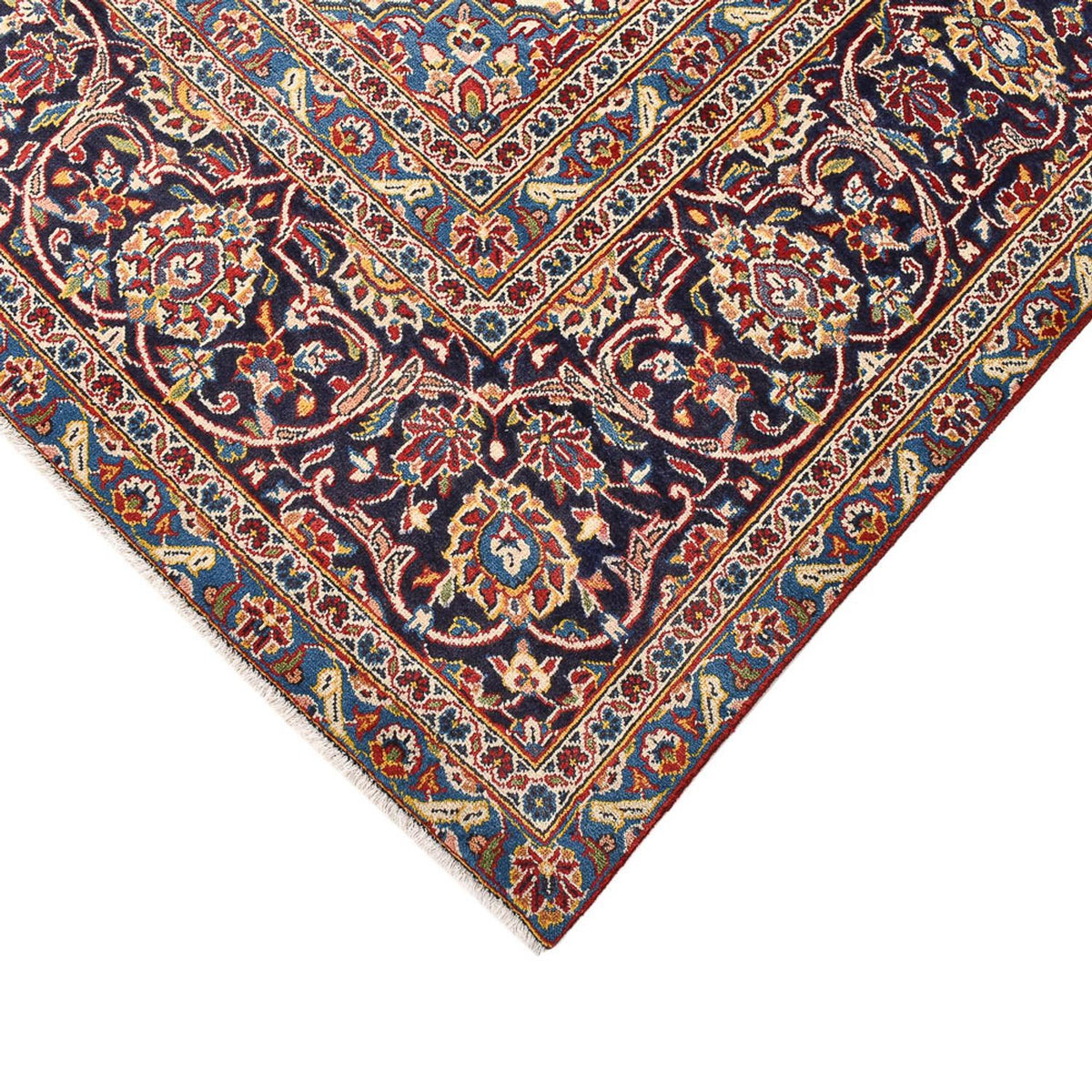 Persiska mattor - Keshan - 392 x 290 cm - röd