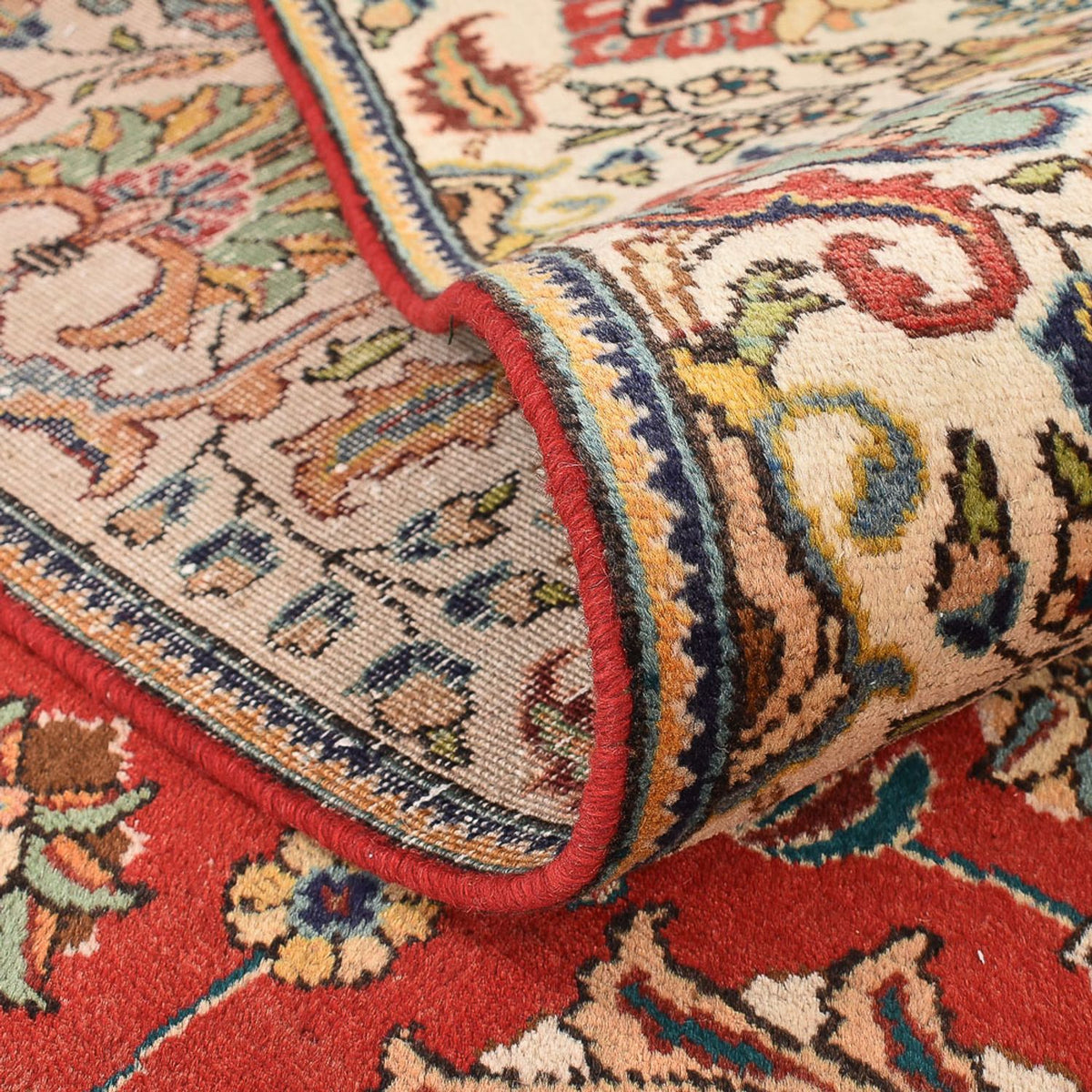 Persisk matta - Tabriz - 373 x 284 cm - röd