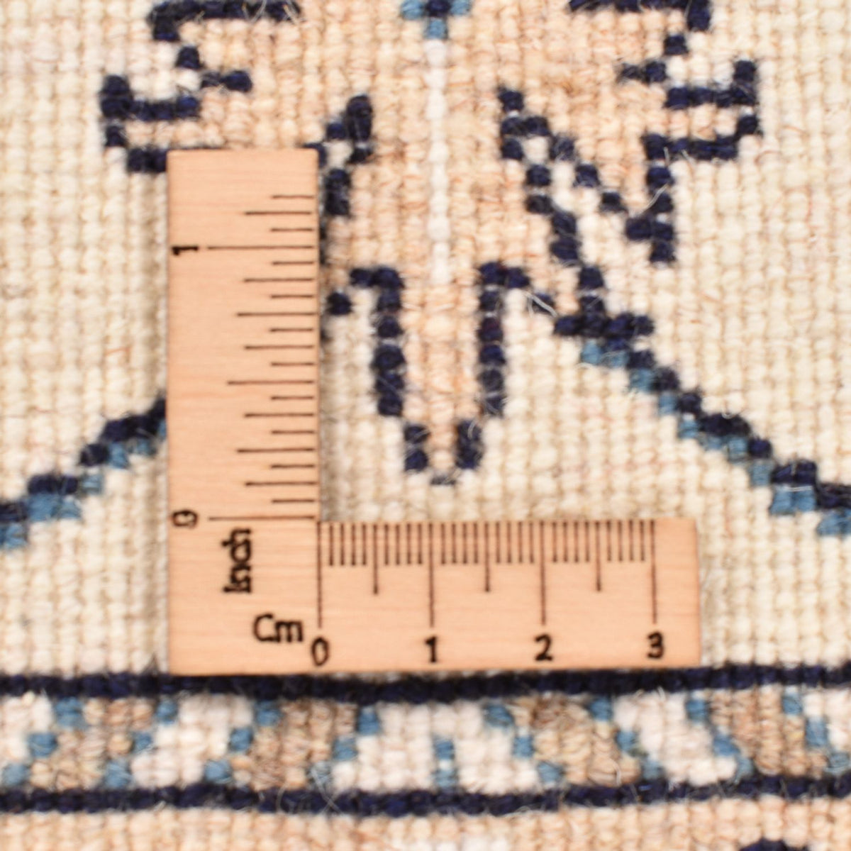 Persisk matta - Nain - 89 x 60 cm - grädde