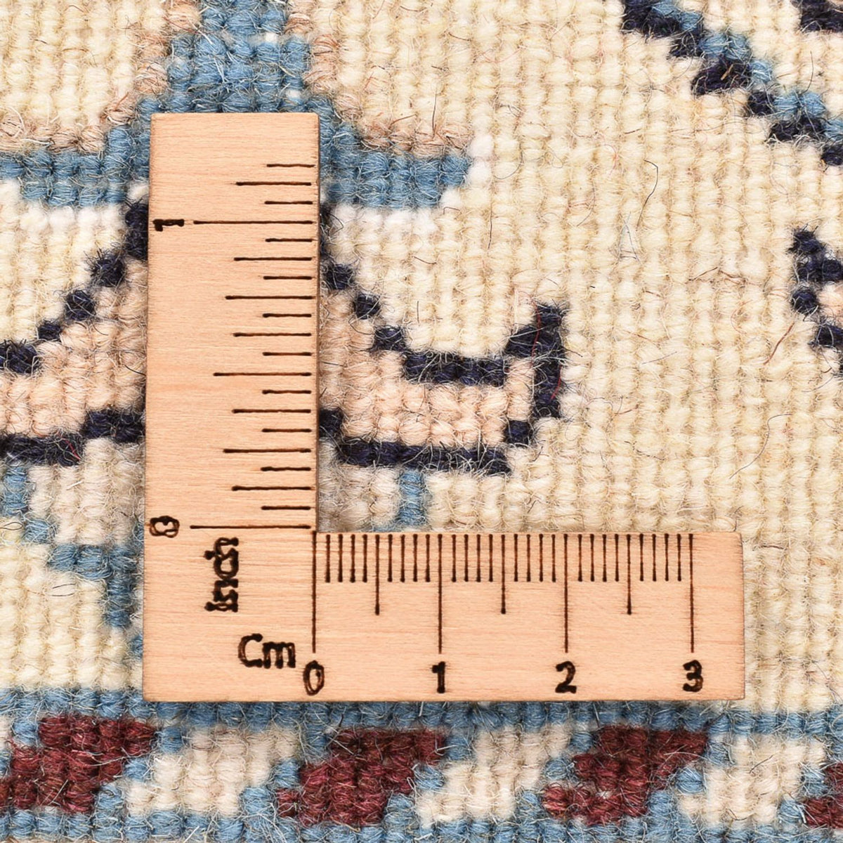 Persisk matta - Nain - 85 x 58 cm - grädde