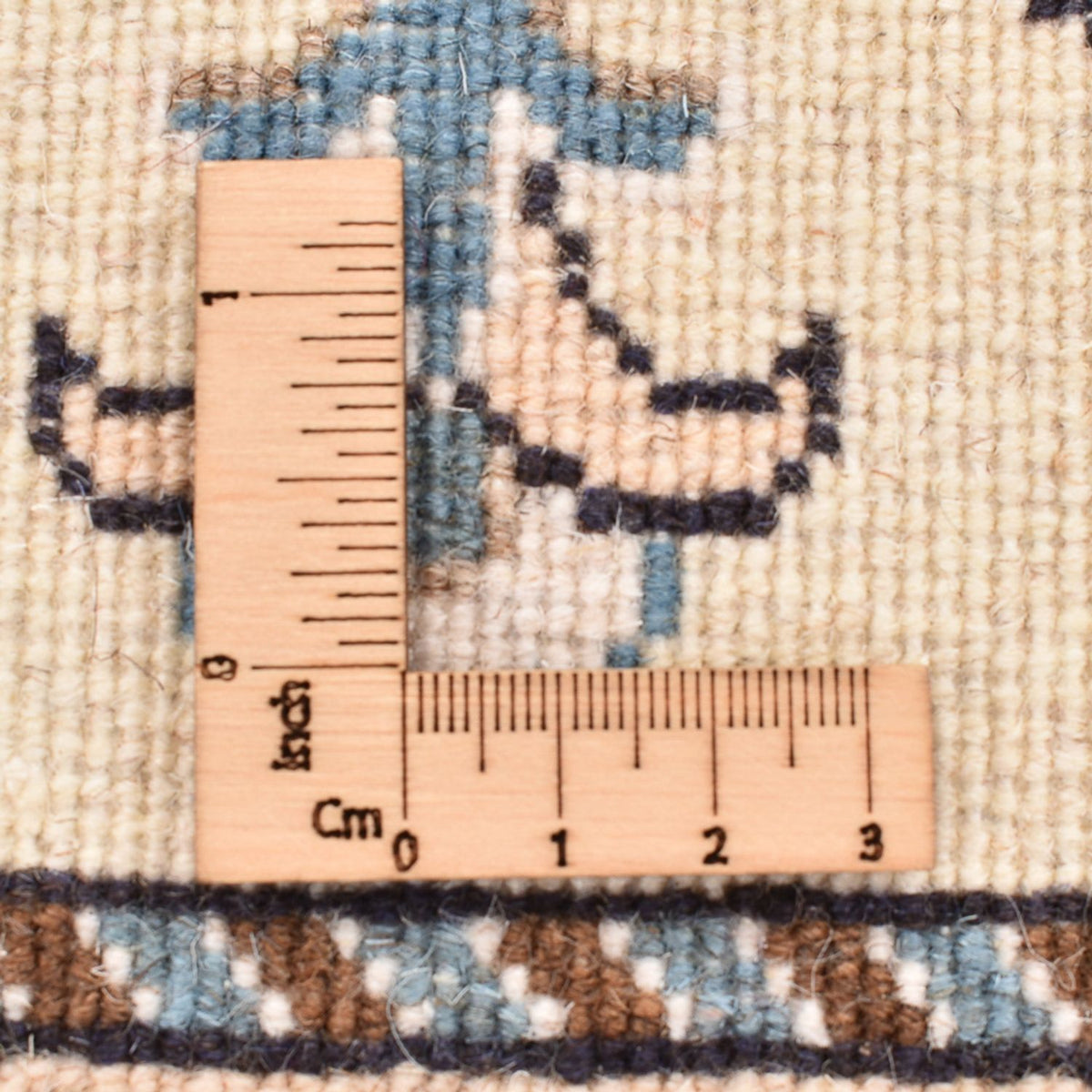 Persisk matta - Nain - 96 x 60 cm - grädde