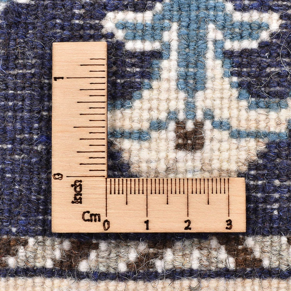 Persisk matta - Nain - 90 x 60 cm - mörkblå