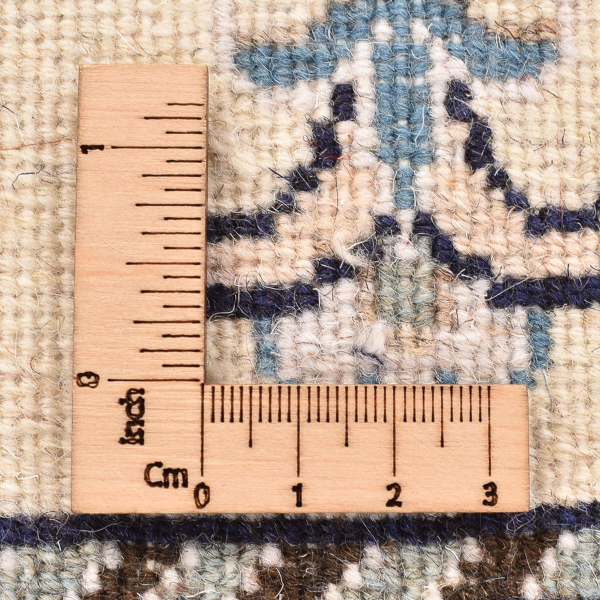 Persisk matta - Nain - 86 x 59 cm - grädde