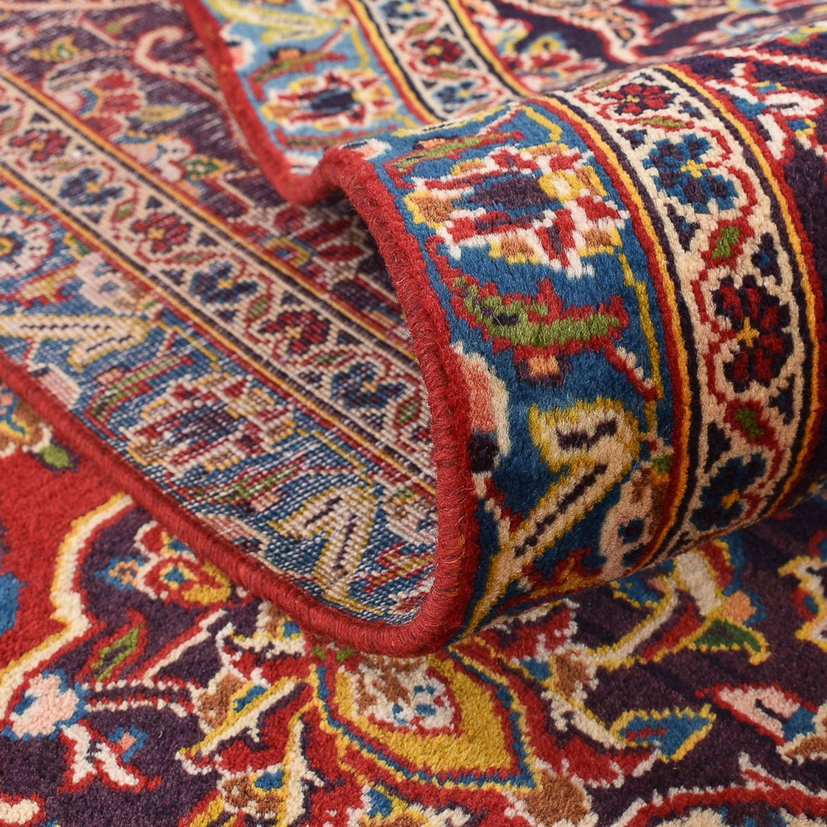 Persiska mattor - Keshan - 392 x 285 cm - röd