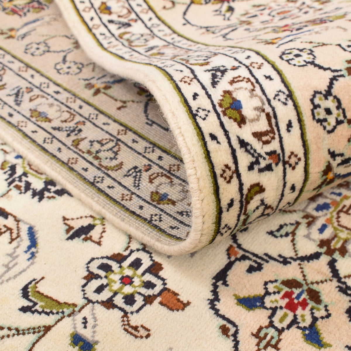 Persiska mattor - Keshan - 290 x 197 cm - mörk beige