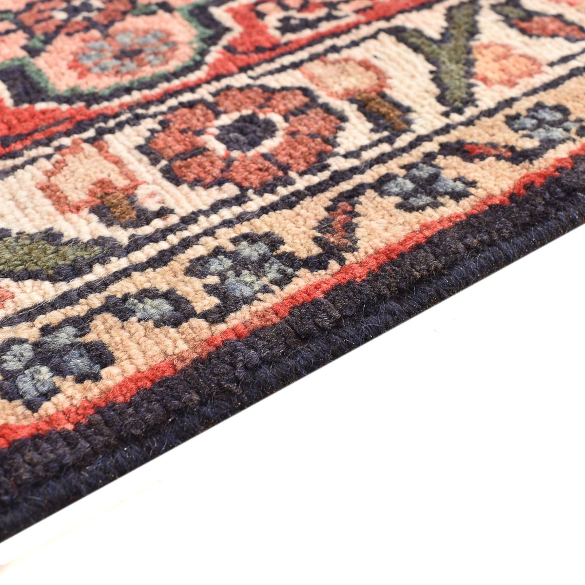 Persisk matta - Nomadic - 340 x 203 cm - mörkröd