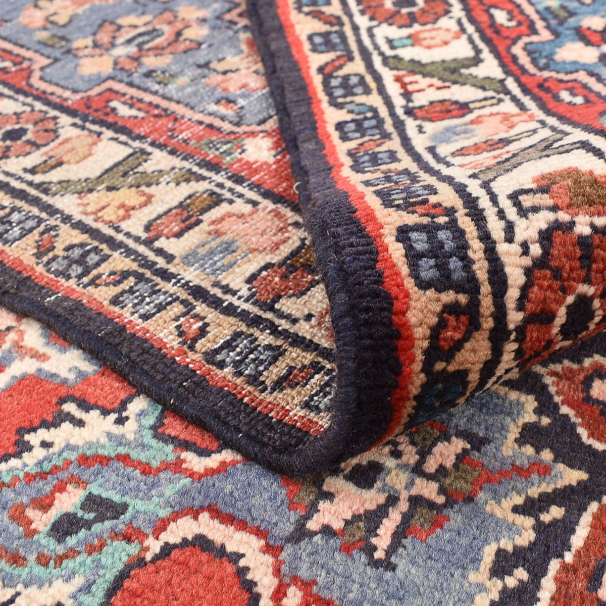 Persisk matta - Nomadic - 340 x 203 cm - mörkröd