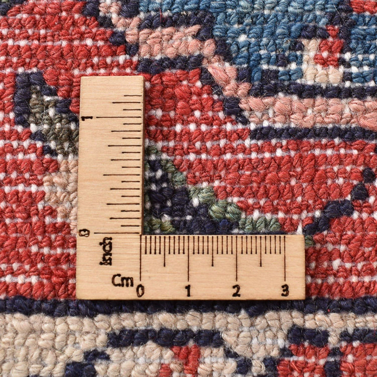 Persisk matta - Nomadic - 340 x 203 cm - mörkröd