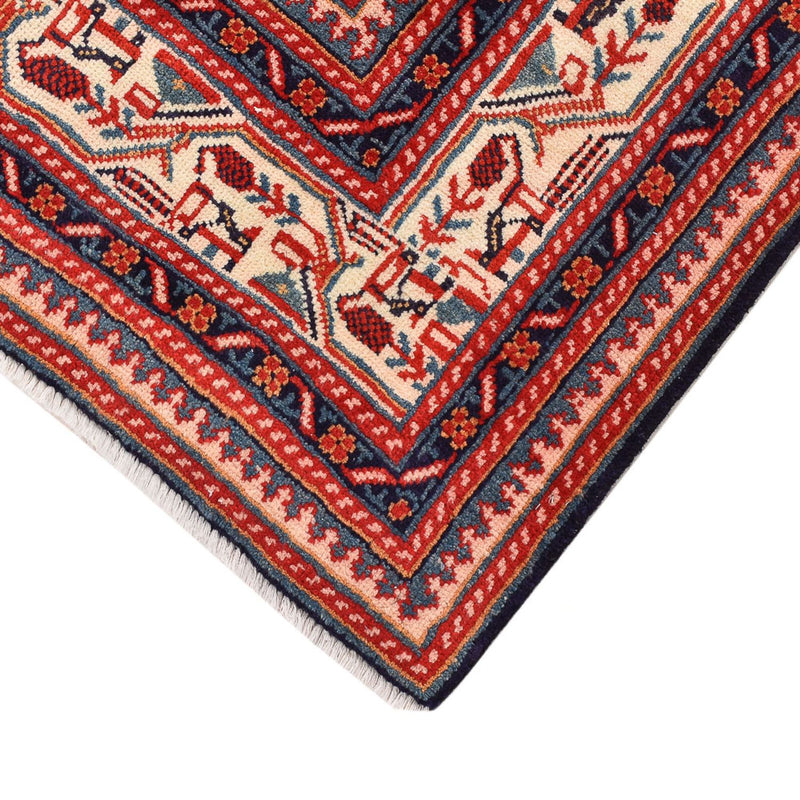 Persisk matta - Mir - 295 x 188 cm - mörkröd