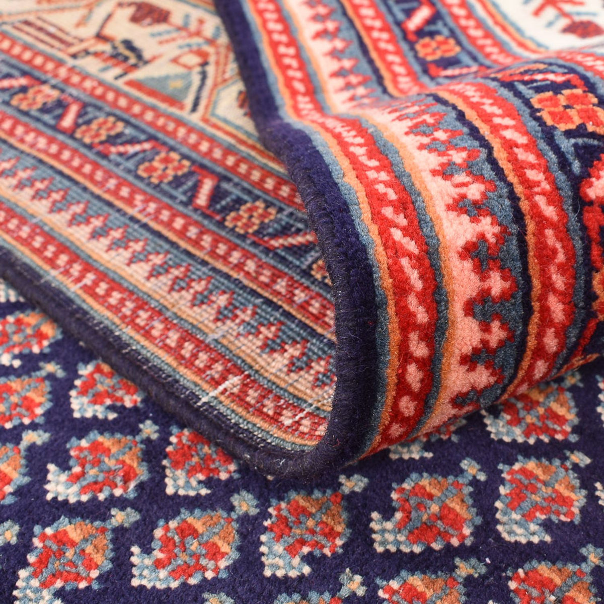 Persisk matta - Mir - 295 x 188 cm - mörkröd