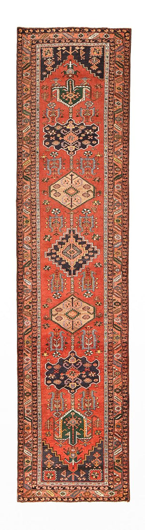 Runner Persisk matta - Nomadic - 445 x 105 cm - ljusröd