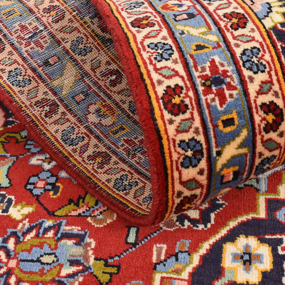 Runner Persiska mattor - Keshan - 332 x 102 cm - röd