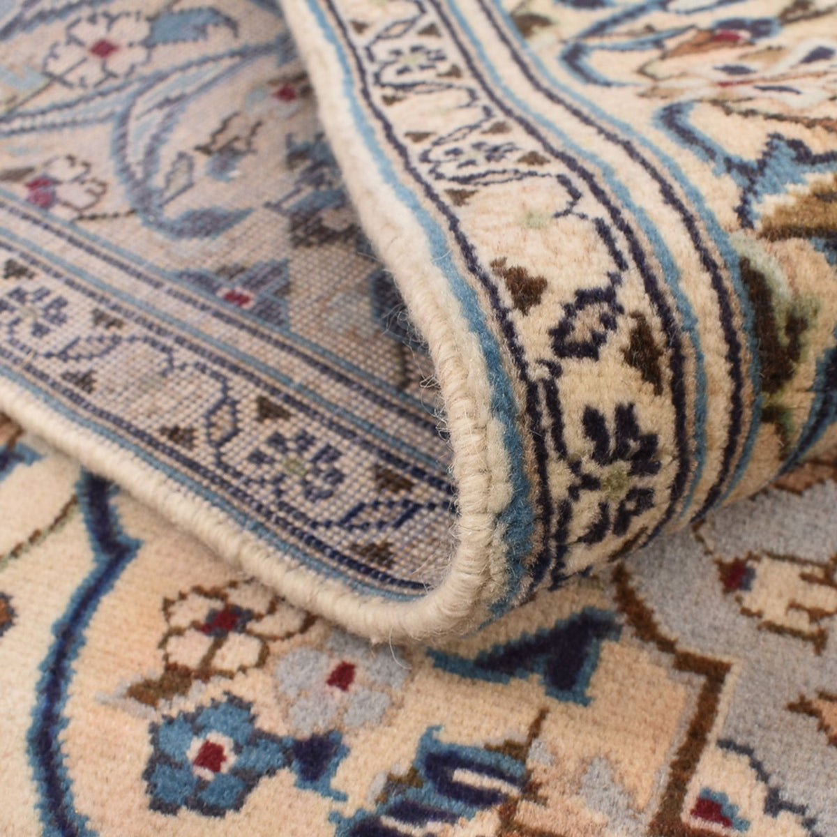 Persiska mattor - Keshan - 249 x 145 cm - sand