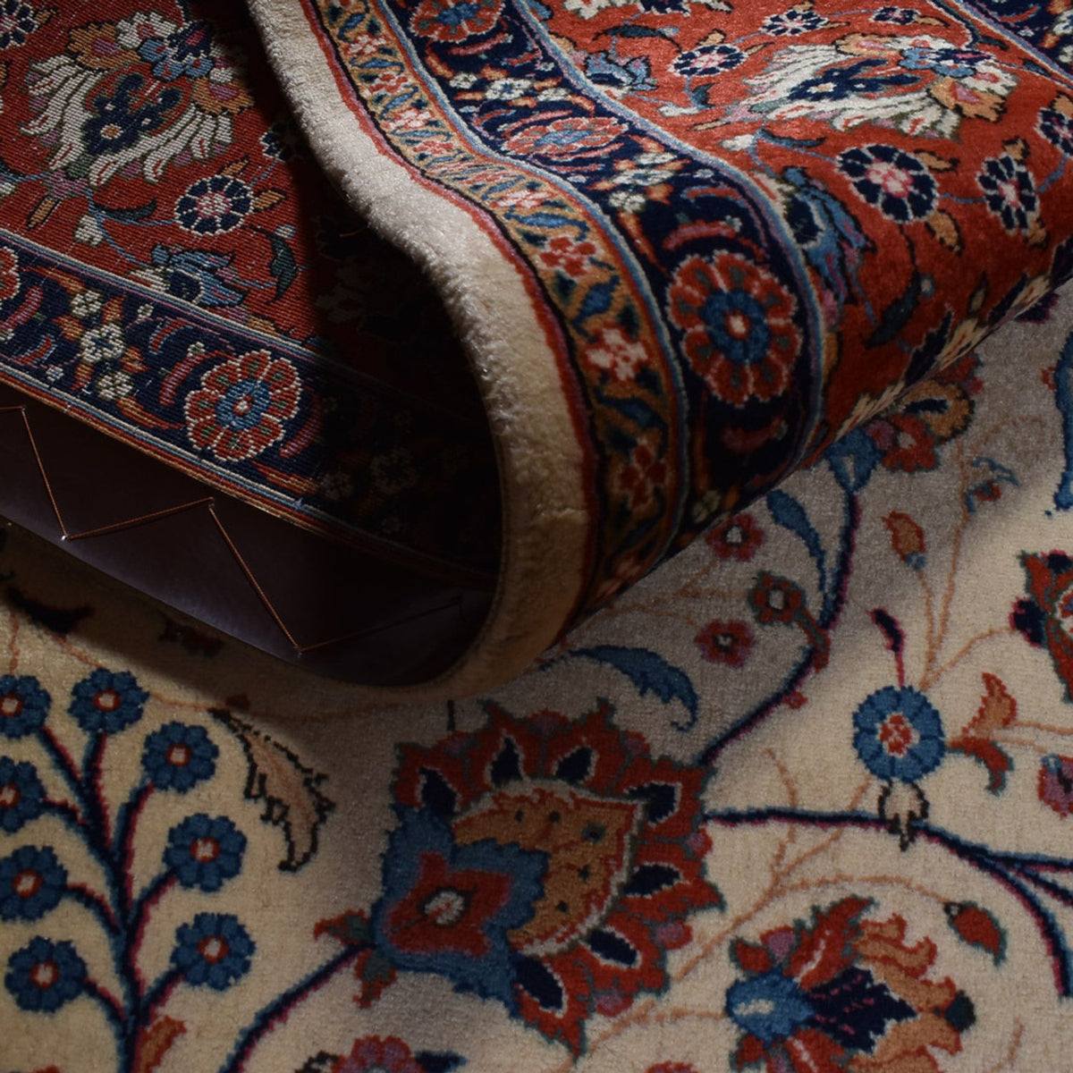 Persisk matta - Ghom - 292 x 210 cm - sand