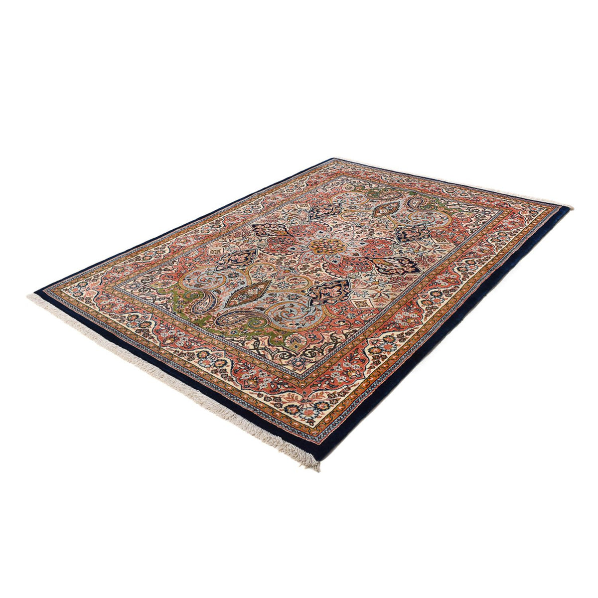 Persiska mattor - Keshan - 206 x 140 cm - flerfärgad