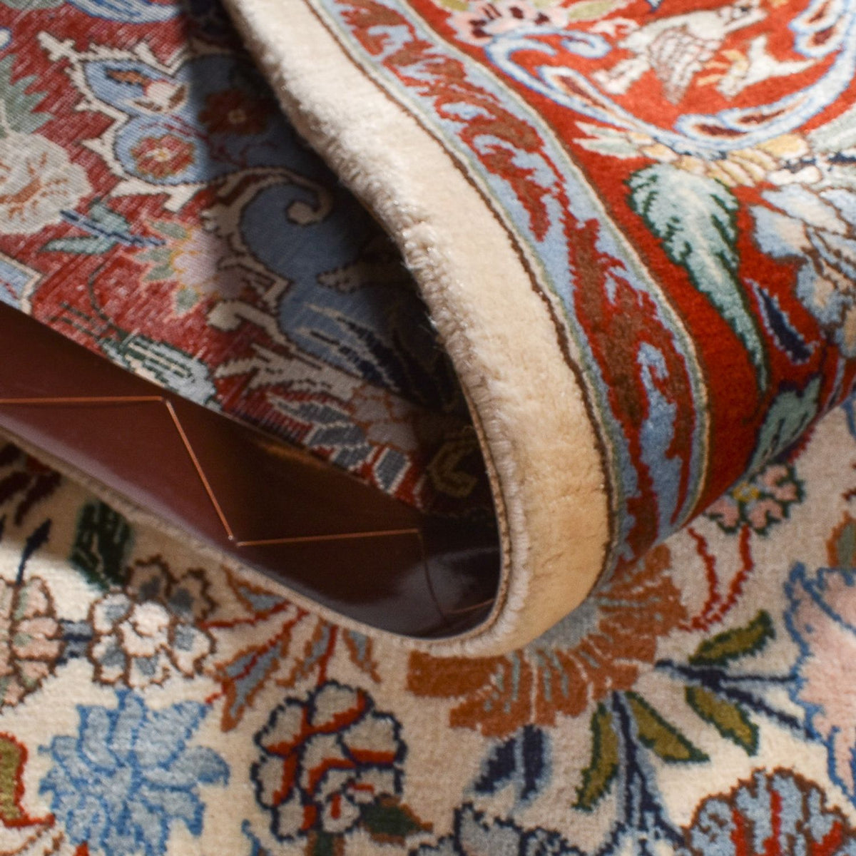 Persiska mattor - Keshan - 373 x 259 cm - sand