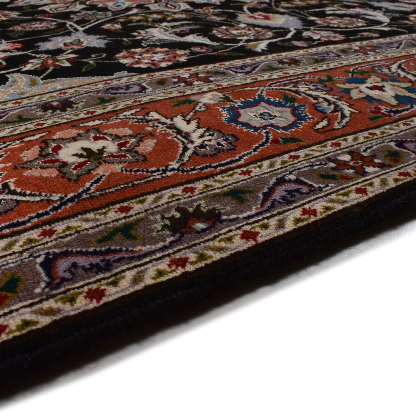 Persisk matta - Tabriz - Royal - 318 x 208 cm - mörkblå