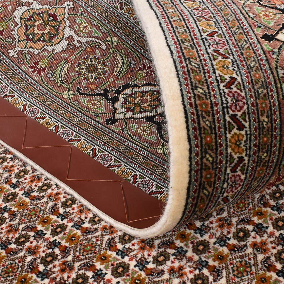 Persisk matta - Tabriz - Royal - 284 x 184 cm - mörk beige