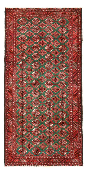 Runner Baluch-matta - 292 x 142 cm - röd