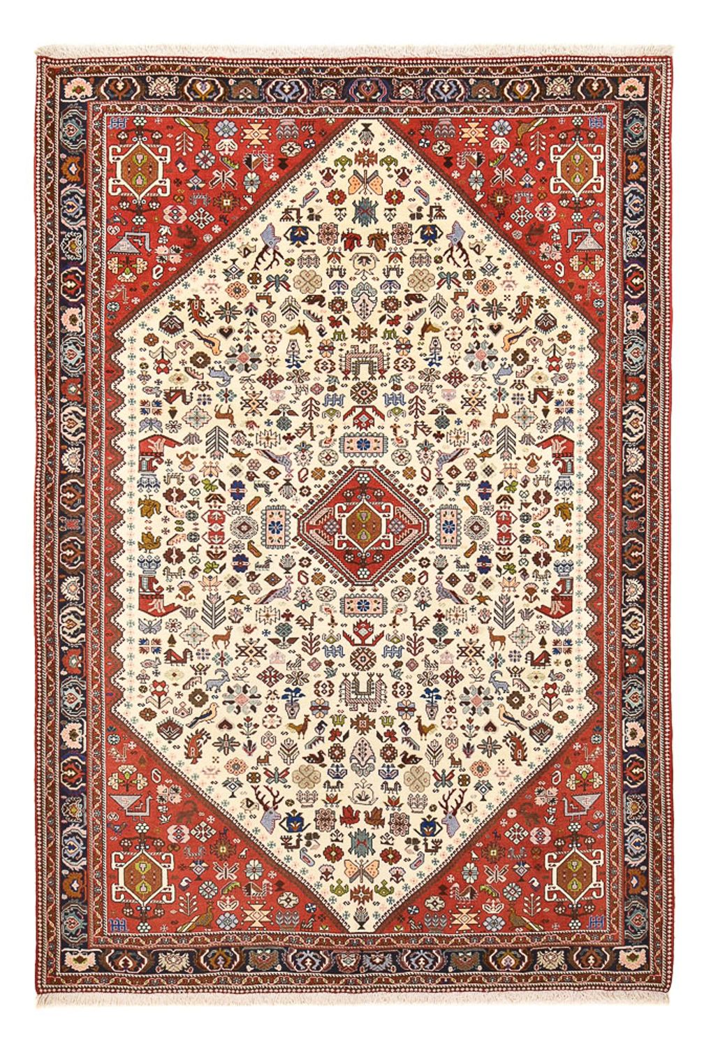 Gabbeh-matta - Kashkuli Persiska - 302 x 208 cm - beige