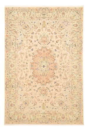 Persisk matta - Tabriz - Royal - 303 x 201 cm - ljusbeige