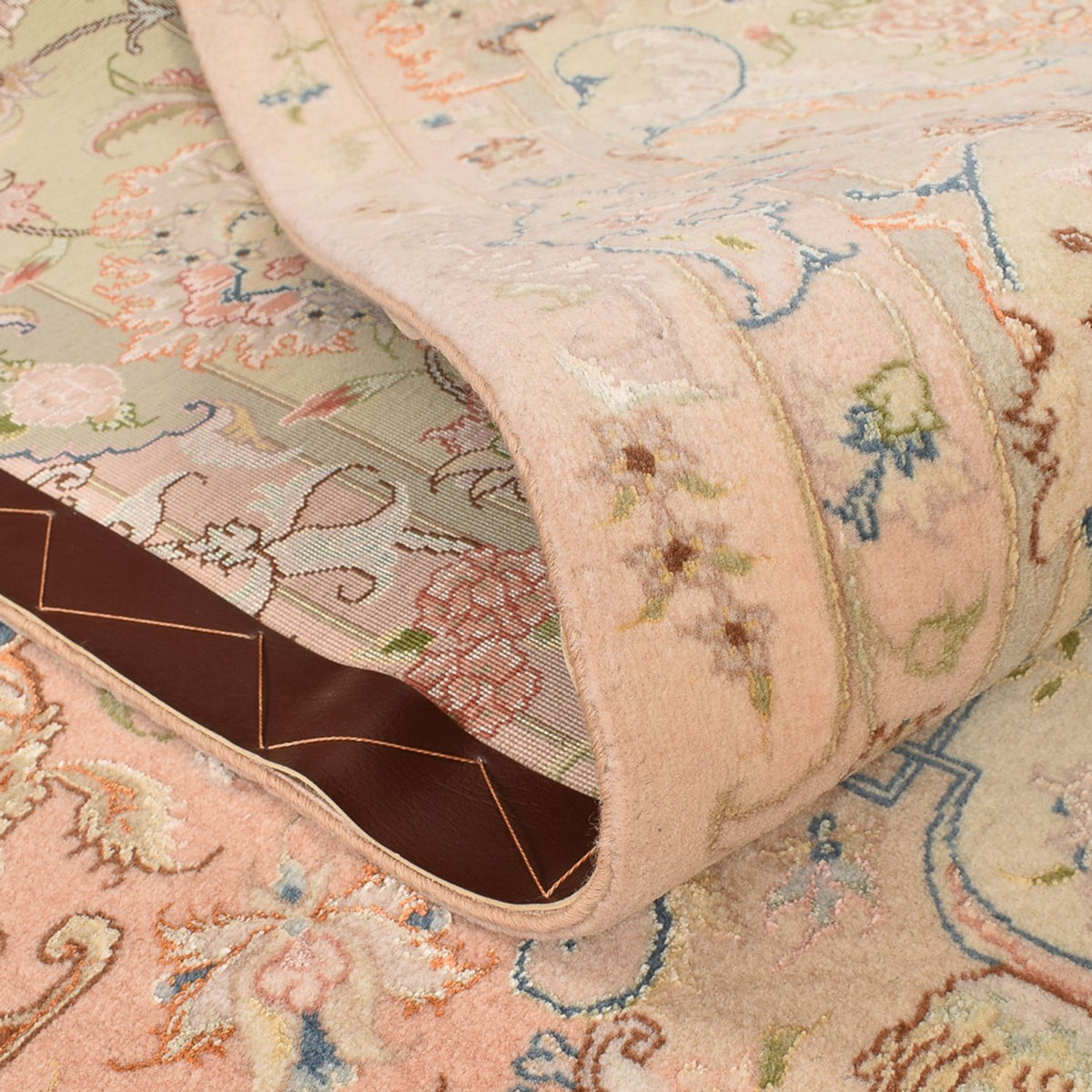 Persisk matta - Tabriz - Royal - 303 x 201 cm - ljusbeige