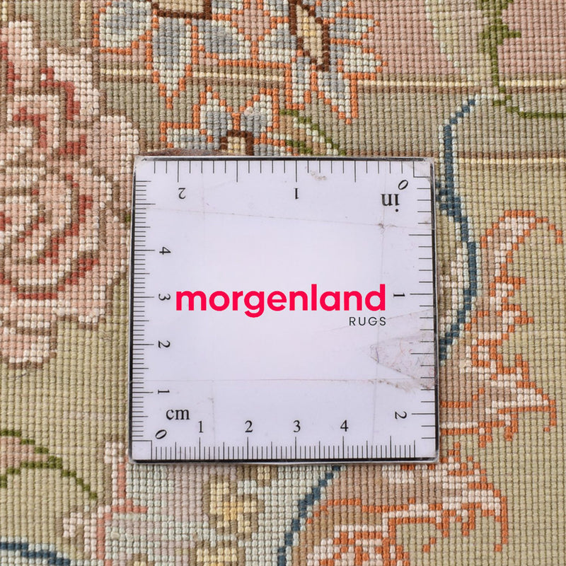 Persisk matta - Tabriz - Royal - 303 x 201 cm - ljusbeige