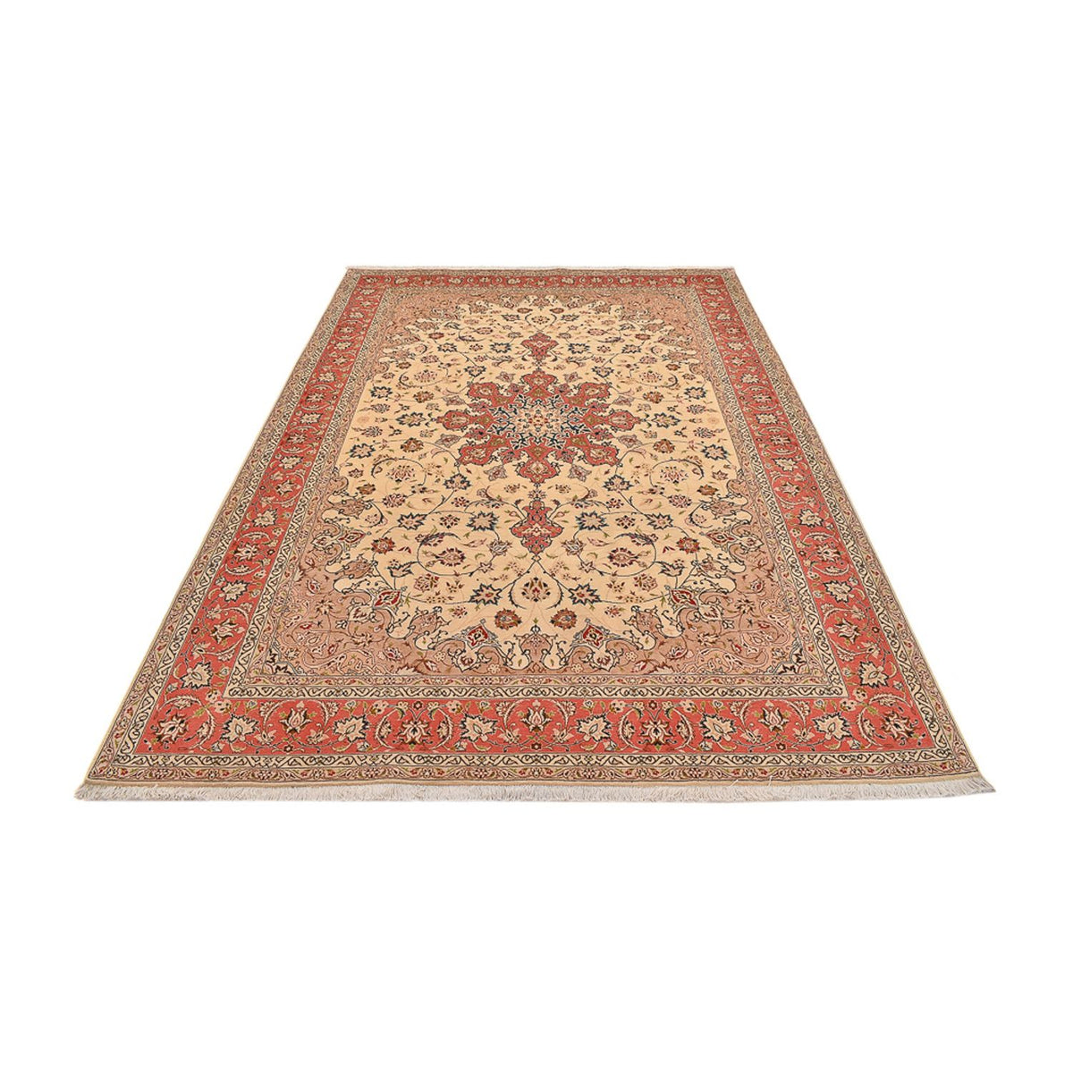 Persisk matta - Tabriz - Royal - 296 x 203 cm - beige