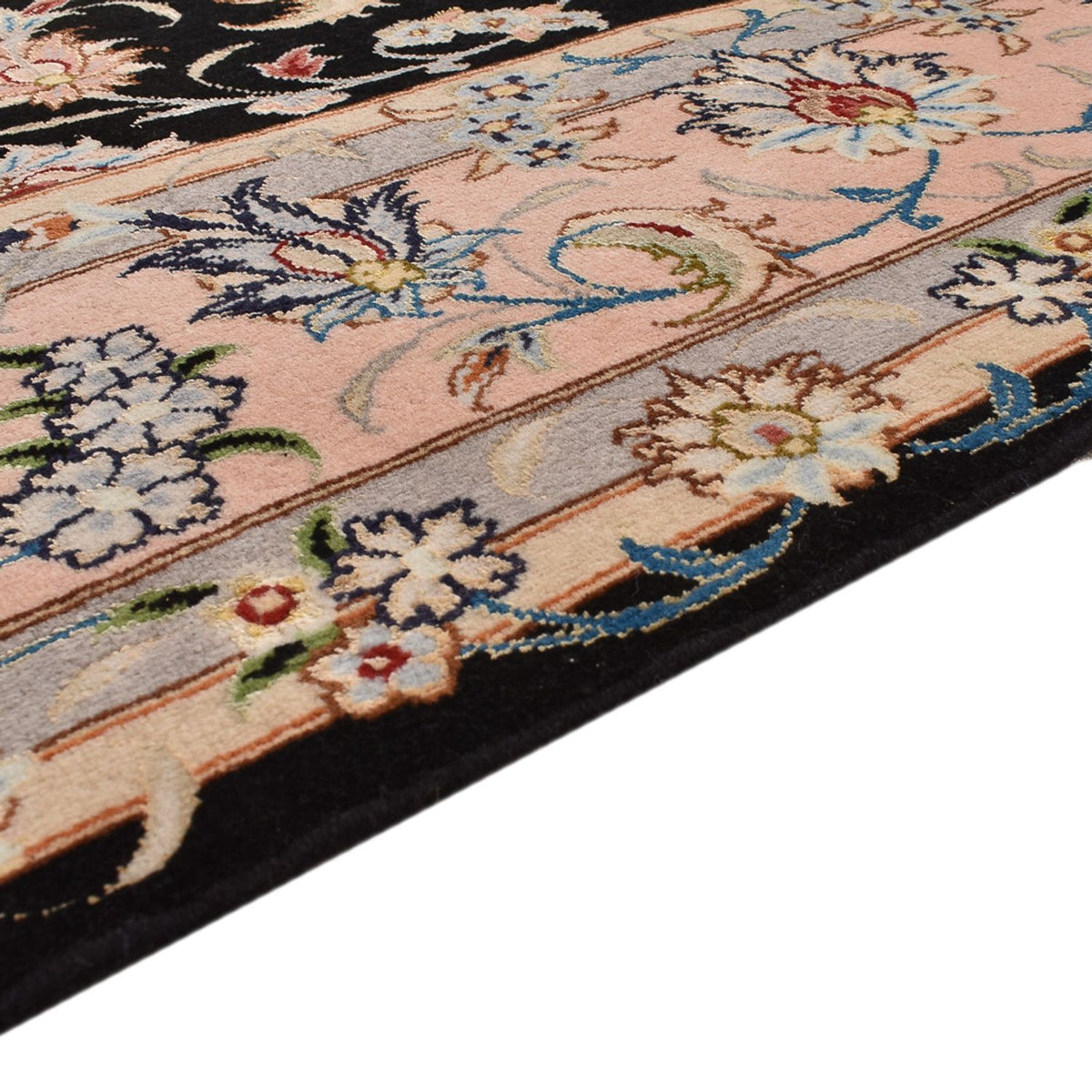 Persisk matta - Tabriz - Royal - 255 x 158 cm - mörkblå