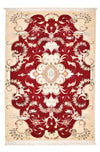 Tabriz - 50 Raj Mattan 60x90cm - Persisk matta - Rektangulär / Röd / 60 x 90 cm Rektangulär