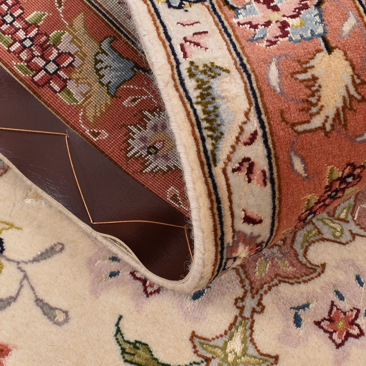 Runner Persisk matta - Tabriz - Royal - 195 x 80 cm - beige